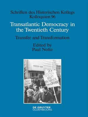 cover image of Transatlantic Democracy in the Twentieth Century